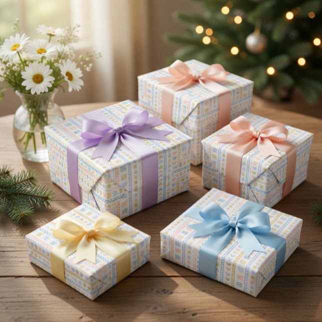 Skandinaviska folkkonsthandlingar Pappra Presentpapper (Skapare uppladdad)