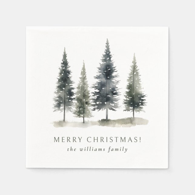 Skandinaviska Julgran Helgdag Pappersservett (Framsidan)