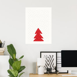 Skandinaviska Julgran Poster