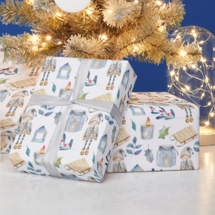 Skandinaviska jultomten presentpapper