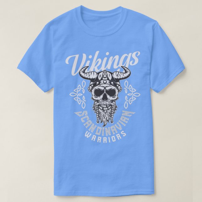 Skandinaviska krigare Vikings T Shirt (Design framsida)