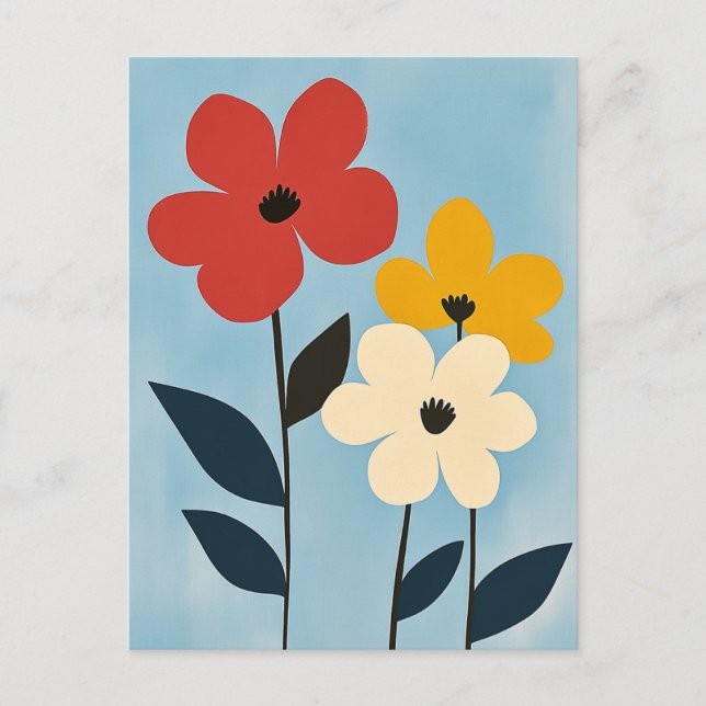 Skandinaviska minimalister #160 vykort (Framsida)