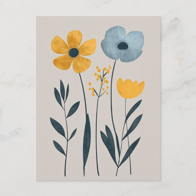 Skandinaviska minimalister #169 vykort (Framsida)