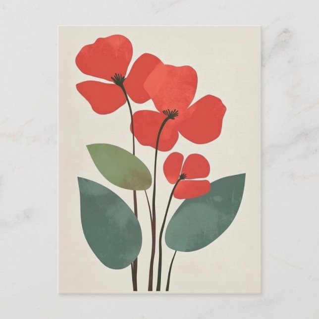 Skandinaviska minimalister #180 vykort (Framsida)