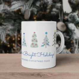 Skandinaviska minimalistiska Julgranar Kaffemugg