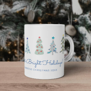 Skandinaviska minimalistiska Julgranar Kaffemugg