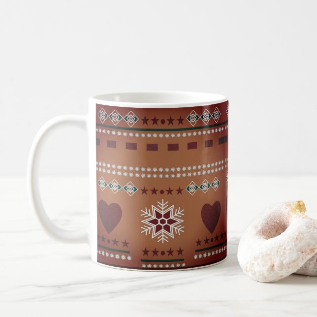 Skandinaviska Mönster, norra stil Kaffemugg (Med munk)