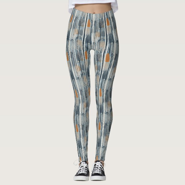 Skandinaviska naturbaljväxter leggings (Framsida)