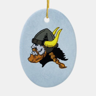 Skandinaviska norska svenska Viking Julgransprydnad Keramik
