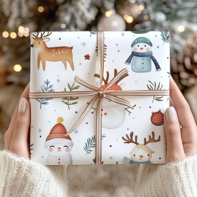 Skandinaviska Pappra julafton Presentpapper (Skapare uppladdad)