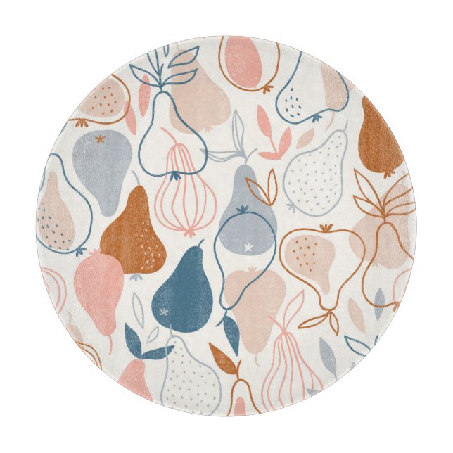 Skandinaviska päronutskrift: Vintage Fruit Mönster (Framsidan)