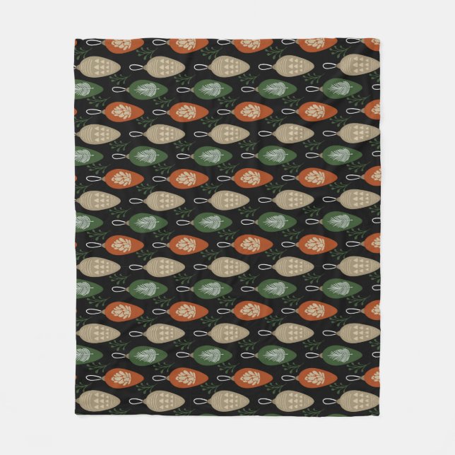 Skandinaviska prydnadsföremål i mitten fleecefilt (Framsidan)