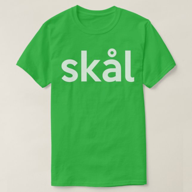 Skandinaviska skal, svenska, danska t shirt (Design framsida)