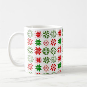 Skandinaviska Snöflingor Kaffemugg