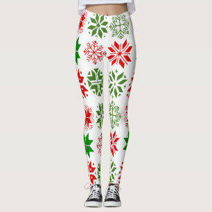 Skandinaviska Snöflingor Leggings