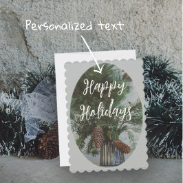 Skandinaviska stil-julgran gren kort