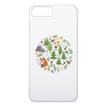 Skandinaviska stilillustrationer cirklar