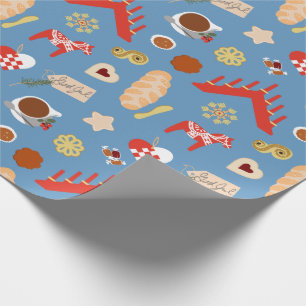 Skandinaviska/svenska julpastor presentpapper
