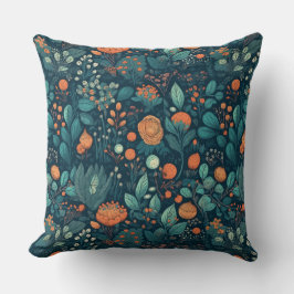 Skandinaviska växter och blommor kudde