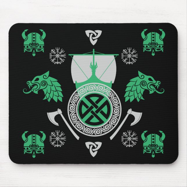 Skandinaviska Viking Norsätdekan Musmatta (Framsidan)