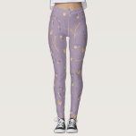 Skandinaviska vinter-mönster leggings<br><div class="desc">Skandinaviska vinterbalkar mönster med träd grenar och hjärtan i två uppvärmningstoner</div>