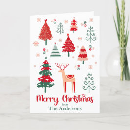 Skandinaviskt ett foto till julafton helgkort