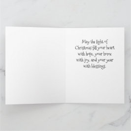 Skandinaviskt folkbokföringskort Julgran Kort