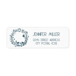 Skandinaviskt folklore returadress etikett