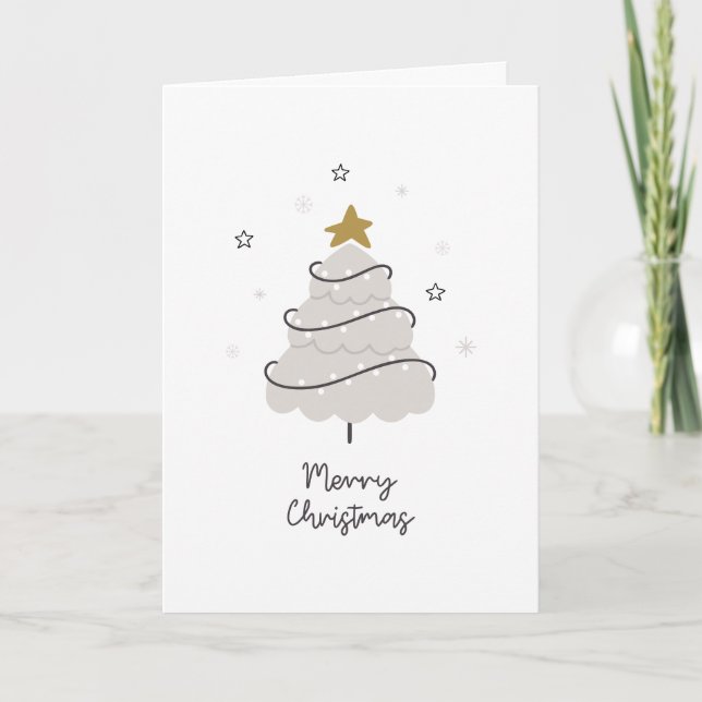 Skandinaviskt God jul-Helgdag-kort Helgkort (Framsida)