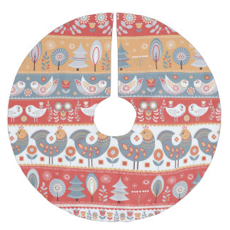 Skandinaviskt gräns: vintagens textildesign. julgransmatta borstad polyester