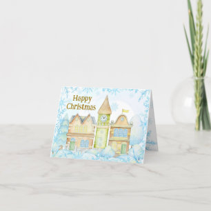 Skandinaviskt inspirerad julkort. Hygge Redigerbar Helgkort