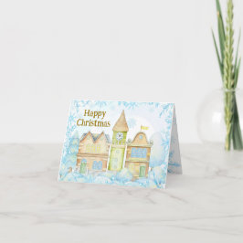 Skandinaviskt inspirerad julkort. Hygge Redigerbar Helgkort