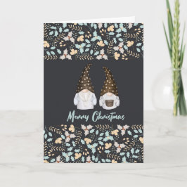 Skandinaviskt inspirerad julkort. Redigerbar Helgkort