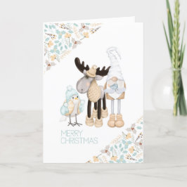 Skandinaviskt inspirerat julkort. Hygge Redigerbar Helgkort