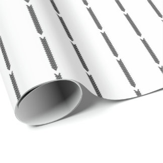 Skandinaviskt minimalist svartvitt presentpapper