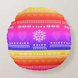 skandinaviskt mönster,land stil rund kudde