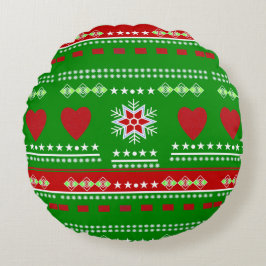 skandinaviskt mönster,land stil rund kudde