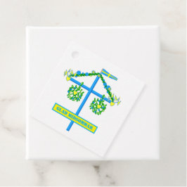 skandinaviskt mönster,Personlig Glad midsommar Gåvor Etiketter