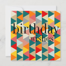 Skandinaviskt nordiskt Stil-födelsedagskort Kort