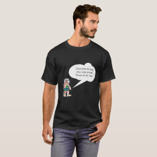 Skandinaviskt roligt Troll - inspirerande citat T Shirt