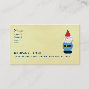 Skandinaviskt troll eller Gnome Visitkort
