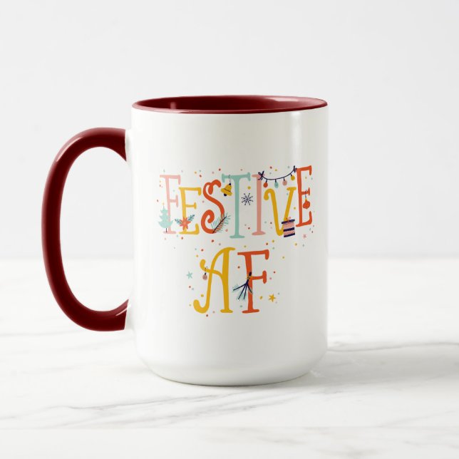 Skandiska Festive AF Mugg (Vänster)