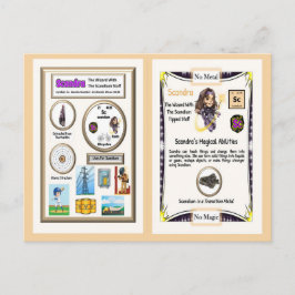 Skandra - Scandium Trading Card Vykort