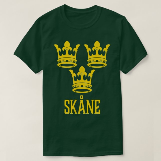 Skane, Sverige - Sverige Sverige Sverige T Shirt (Design framsida)