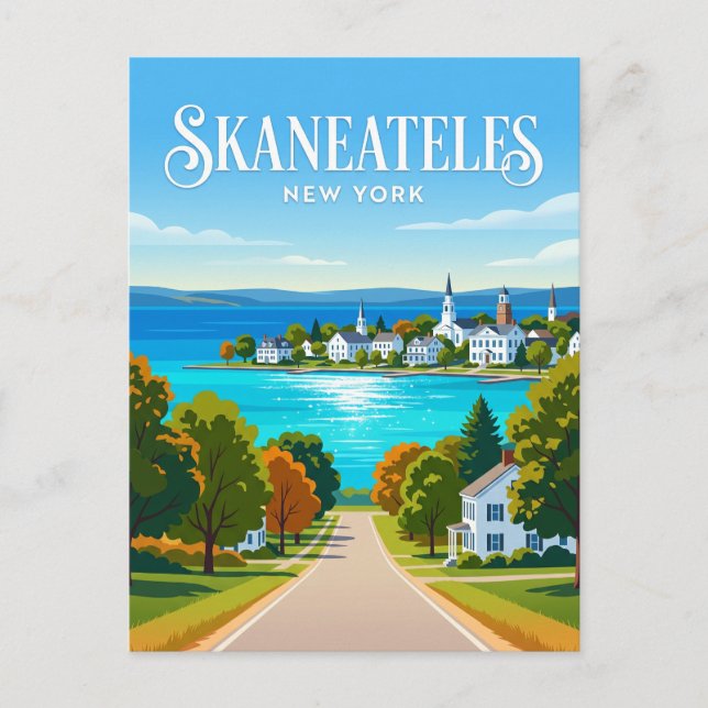 Skaneateles USA Vykort (Framsida)