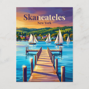 Skaneateles USA Vykort
