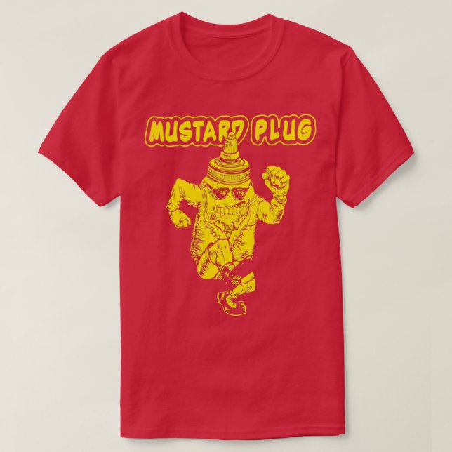 Skankin Plug Mustard Plug T Shirt (Design framsida)