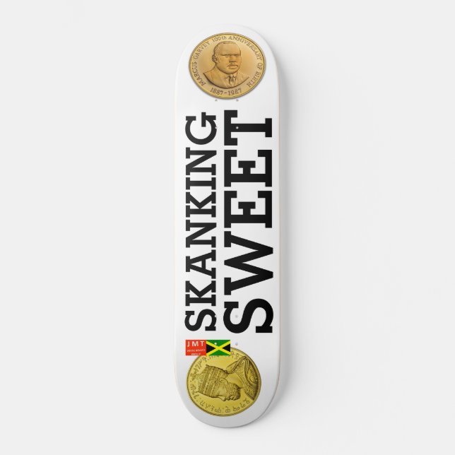 SKANKSVETSKATTSKYDDSKLAM MINI SKATEBOARD BRÄDA 18,5 CM (Framsida)