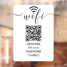 Skanna för att ansluta Wifi-nätverk QR-kod Minimal