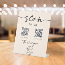 Skanna för att Betala QR-kodinledande tecken